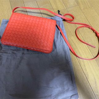 ボッテガヴェネタ(Bottega Veneta)の期間限定●BottegaVenetaボッテガヴェネタオレンジショルダーバッグ新品(ショルダーバッグ)