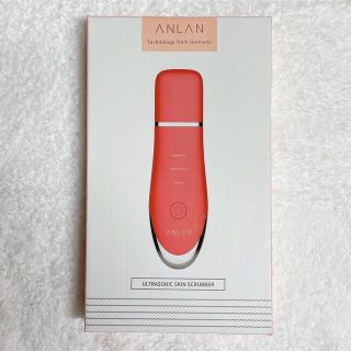 ANLAN ウォーターピーリング美顔器　レッド(ゴマージュ/ピーリング)