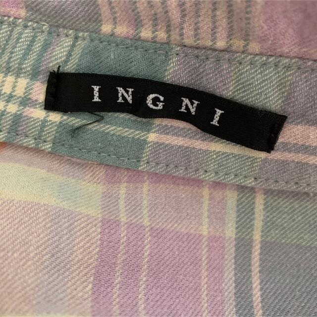 INGNI(イング)の【INGNI】チェックシャツ レディースのトップス(シャツ/ブラウス(長袖/七分))の商品写真