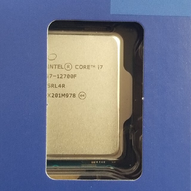 新品未開封送料込み　Intel　i7 12700F