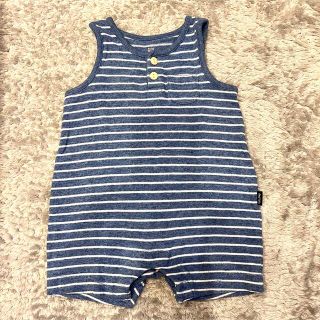 ベビーギャップ(babyGAP)の[新品]baby GAP★ボーダーノースリーブロンパース(ロンパース)