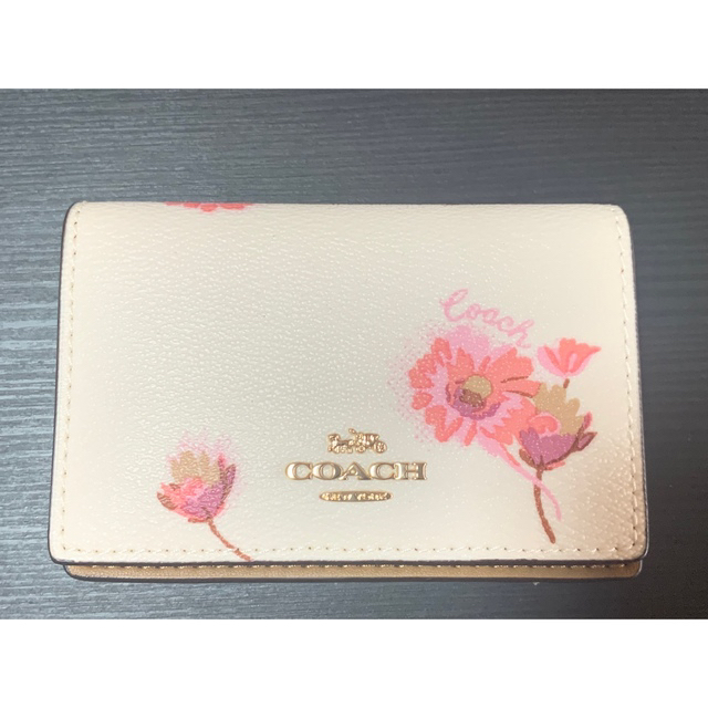 専用COACH 名刺入れ ビジネス カード ケース ウィズ マルチ フローラル