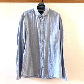 ザラ(ZARA)の【値下げ】ZARA メンズ　コットンシャツ　ビジネス　フォーマル(シャツ)