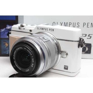 オリンパス(OLYMPUS)の❤️Wi-Fi＆タッチパネル❤️OLYMPUS PEN E-P5 レンズセット(ミラーレス一眼)