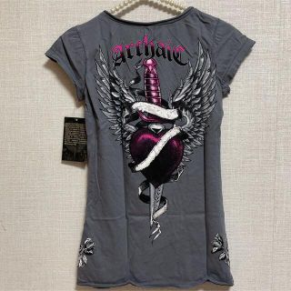 エドハーディー(Ed Hardy)のArchaic AFFLICTION TORN HEART TATTOO 新品(Tシャツ(半袖/袖なし))