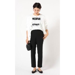 ドゥーズィエムクラス クロップドパンツ(レディース)(ブラック/黒色系 ドゥーズィエムクラス クロップドパンツ(レディース)(ブラック/黒色系