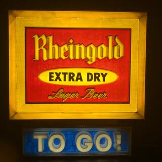 RHEINGOLD EXTRA DRY LAGER BEER アンティークライト