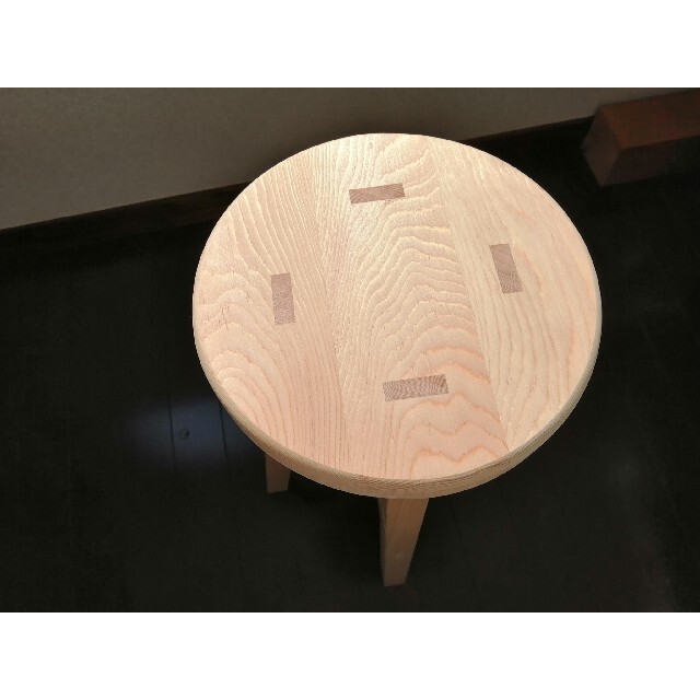 木製スツール　２脚セット　高さ52cm　丸椅子　stool インテリア/住まい/日用品の椅子/チェア(スツール)の商品写真