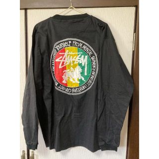 ステューシー(STUSSY)のSTUSSY　ステューシー　長袖シャツ　黒(Tシャツ(長袖/七分))