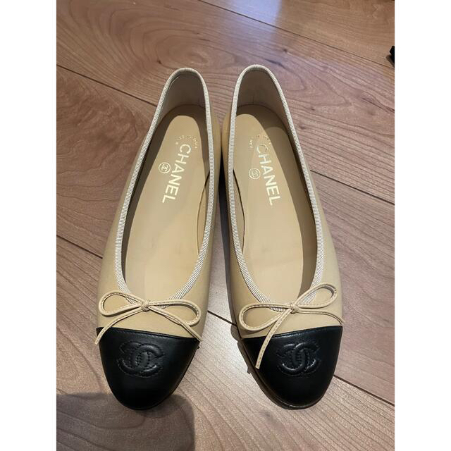 CHANEL バレリーナシューズ　バレエシューズ　36.5