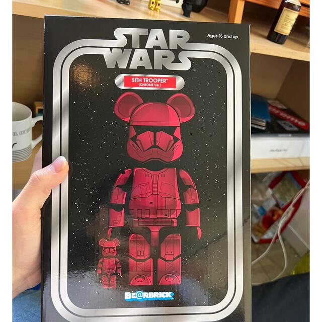 BE@RBRICK SITH TROOPER(TM) CHROME Ver. 1