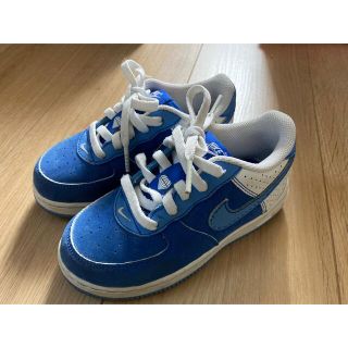 ナイキ(NIKE)のNikeナイキキッズスニーカーforce xxv 青ブルー15.0cm(スニーカー)