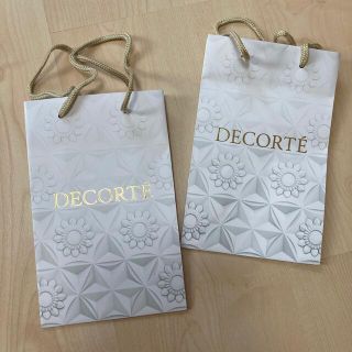 コスメデコルテ(COSME DECORTE)のコスメデコルテ DECORTE　 ショッパー２枚(ショップ袋)