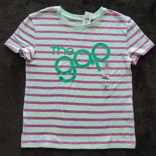 ギャップキッズ(GAP Kids)の【新品】GAP　130 半袖ボーダーTシャツ(Tシャツ/カットソー)