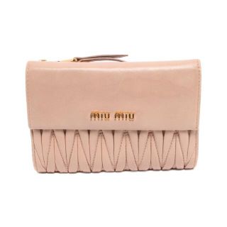 ミュウミュウ(miumiu)のミュウミュウ MiuMiu 二つ折り財布    レディース(財布)