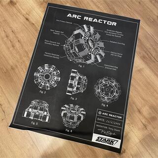 アイアンマン　アークリアクター 図面 ポスター 60cm×80cm(印刷物)