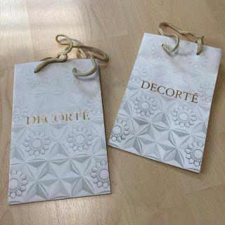 コスメデコルテ(COSME DECORTE)のコスメデコルテDECORTEショッパー2枚(ショップ袋)