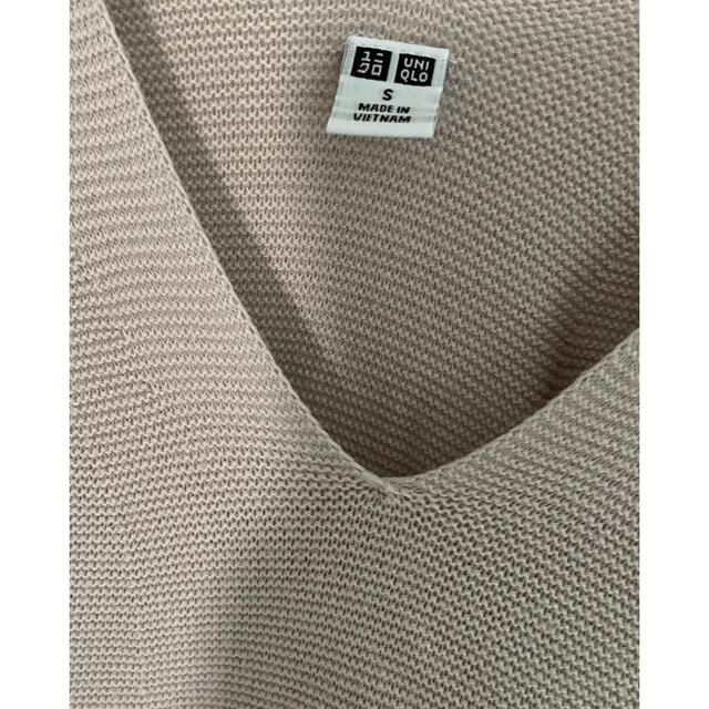 UNIQLO(ユニクロ)のUNIQLO♡3Dコットンフレアリブセーター5分袖 レディースのトップス(カットソー(半袖/袖なし))の商品写真