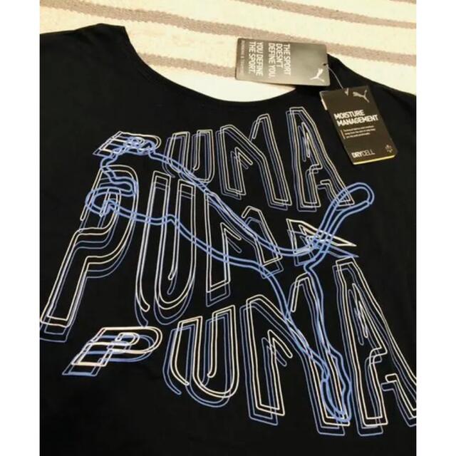 PUMA(プーマ)の❣️新品未使用　プーマ　フィール　イット　Tシャツ　ブラック　レディース レディースのトップス(Tシャツ(半袖/袖なし))の商品写真
