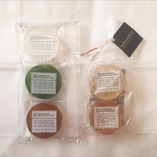 ジョンマスターオーガニック(John Masters Organics)のmarks and web ソープ5個とネット 新品(ボディソープ/石鹸)