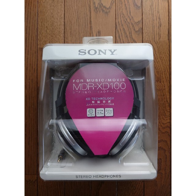 SONY(ソニー)のSONY MDR-XD100 headphones ソニー　ヘッドフォン スマホ/家電/カメラのオーディオ機器(ヘッドフォン/イヤフォン)の商品写真