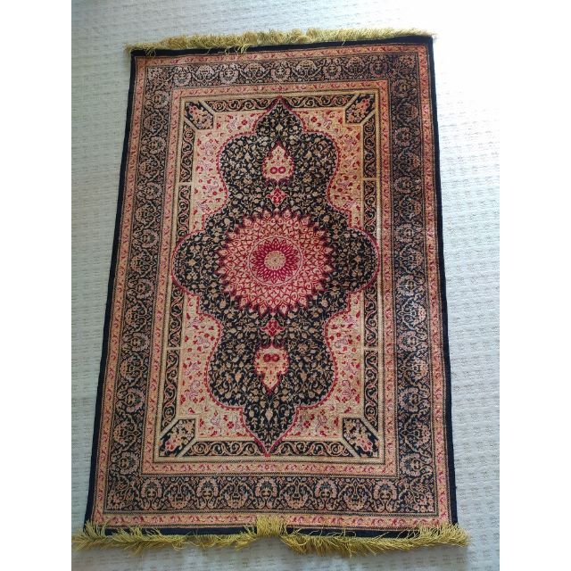 手織り ペルシャ絨毯 シルク120×80㎝ お得に買い物できます dtwg.co.uk