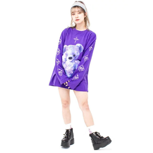 MILKBOY(ミルクボーイ)のTRAVAS TOKYO【トラヴァストーキョー】FURRY BEAR くまロンT メンズのトップス(Tシャツ/カットソー(七分/長袖))の商品写真