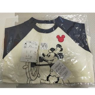 ベルメゾン(ベルメゾン)の【新品】ベルメゾン　7分袖　ミッキー　男の子　110　名札ココ(Tシャツ/カットソー)