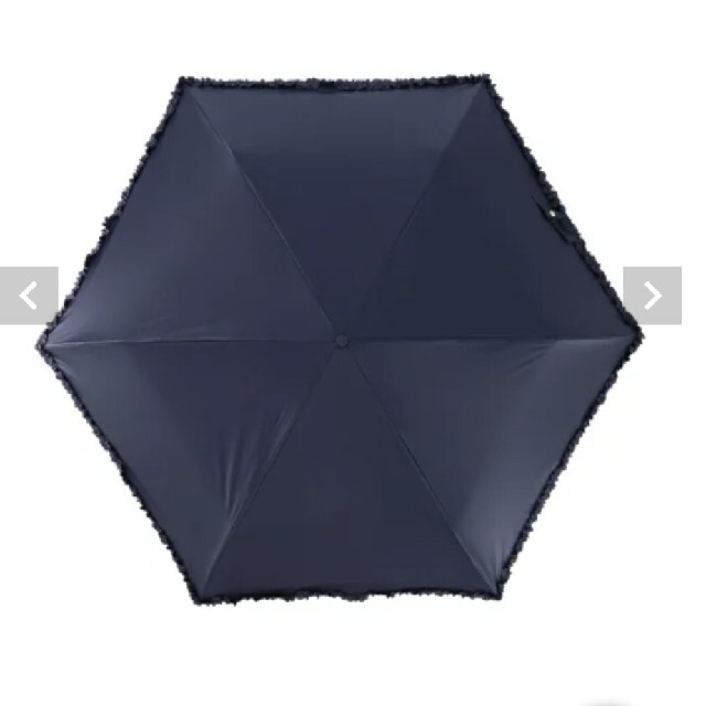 晴雨兼用折畳傘　niftycolors遮光フリルスレンダーミニ レディースのファッション小物(傘)の商品写真