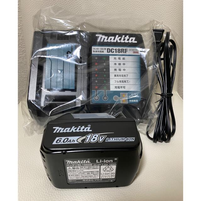 Makita   マキタ 新品未使用最新純正バッテリー、充電器セット！の通販