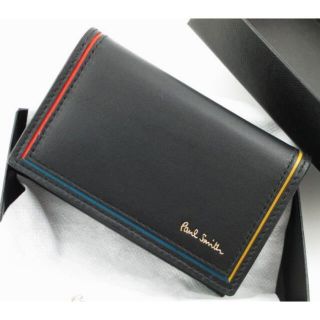 ポールスミス(Paul Smith)の☆店頭完売☆新品☆箱付 ポールスミス 人気デザイン 名刺入れ ブラック☆(名刺入れ/定期入れ)