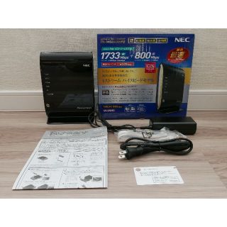 エヌイーシー(NEC)のNEC Aterm WG2600HP2(PC周辺機器)