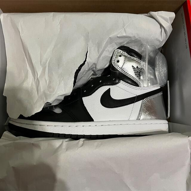 NIKE - NIKE WMNS AIR JORDAN 1 SILVER TOE 23.5cmの通販 by Baaa's