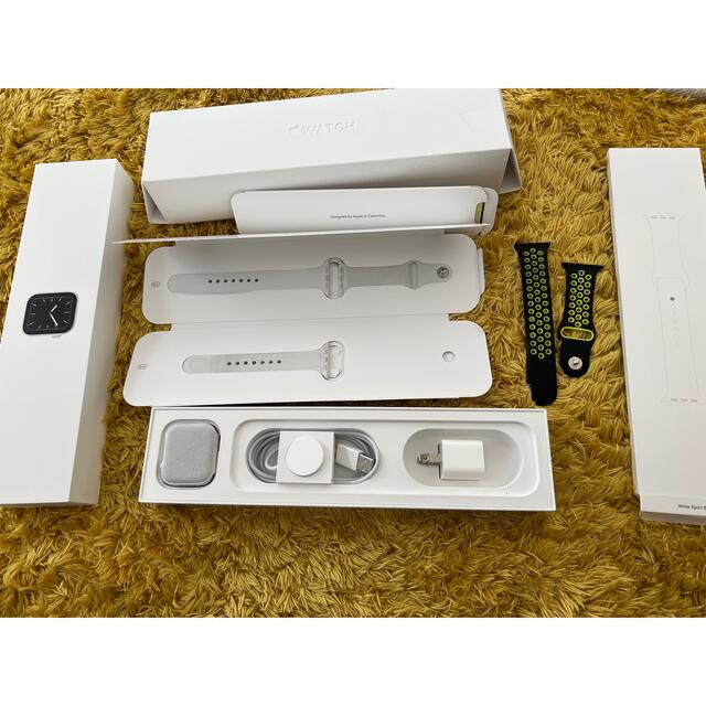 Apple Watch Series 5 GPSモデル 44mm シルバーアルミ