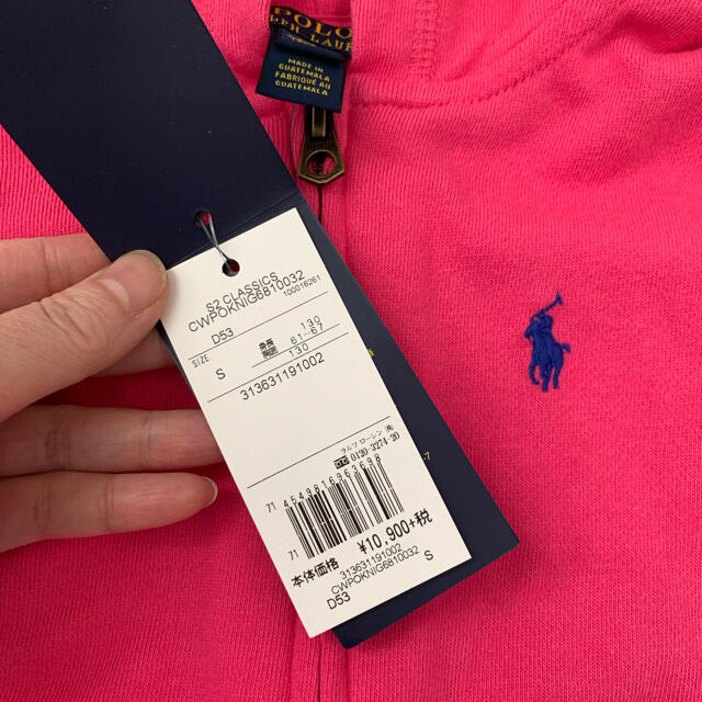 POLO RALPH LAUREN(ポロラルフローレン)の値下げ☆ラルフローレン新品パーカー130 キッズ/ベビー/マタニティのキッズ服女の子用(90cm~)(ジャケット/上着)の商品写真