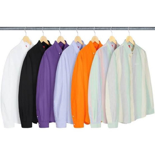 Supreme 20ss Oxford Shirt Purple Sサイズ