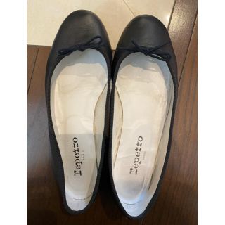 レペット(repetto)のポトス様専用 repetto バレエシューズ パンプス　ブラック　箱付き(バレエシューズ)