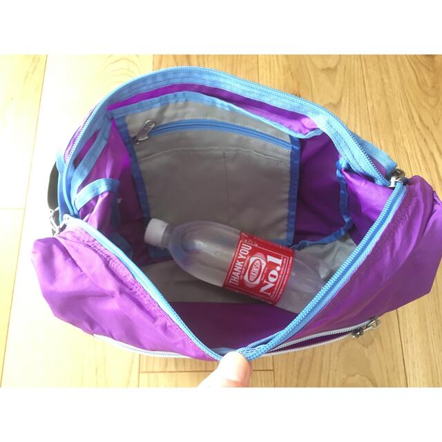 AIGLE(エーグル)のAIGLE ナイロンショルダーバッグ　紫色 レディースのバッグ(ショルダーバッグ)の商品写真