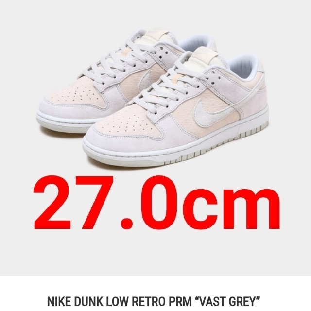 NIKE(ナイキ)の【27.0cm】NIKE DUNK LOW RETRO PRM メンズの靴/シューズ(スニーカー)の商品写真