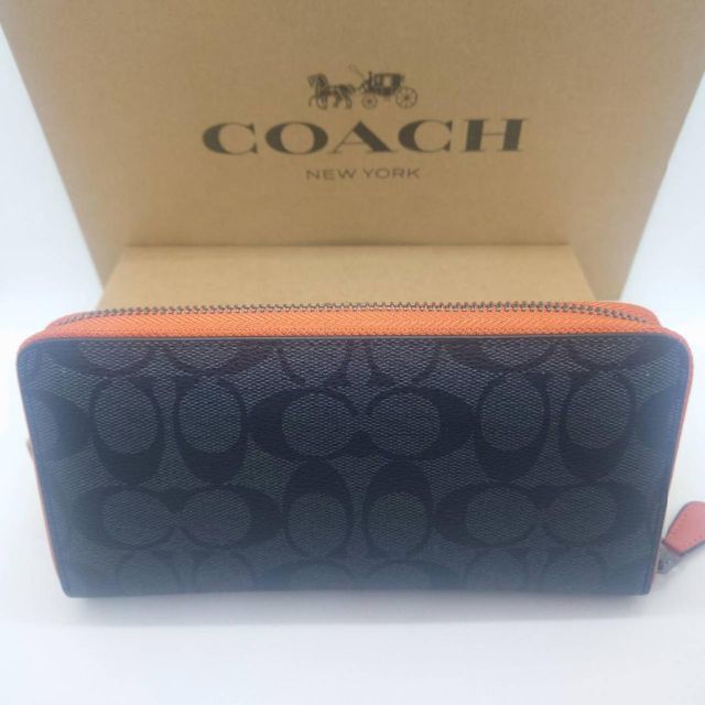 COACH(コーチ)のコーチ 長財布 ラウンドファスナー シグネチャー アウトレット　F78202 レディースのファッション小物(財布)の商品写真