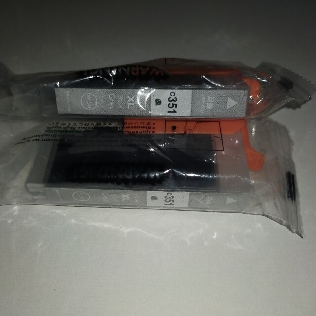 【未使用】互換インクカートリッジ キヤノン用351XL Grey スマホ/家電/カメラのPC/タブレット(PC周辺機器)の商品写真