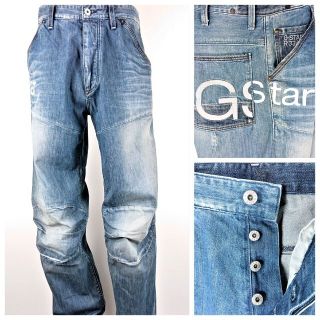 ジースター(G-STAR RAW)の3545B ジースターロゥ サイズ33 バイカー エルウッドルーズプリソナー(デニム/ジーンズ)