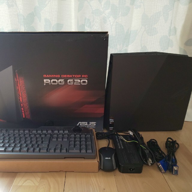 デスクトップ型PC専用 asus rog g20 ゲーミングpc 美品