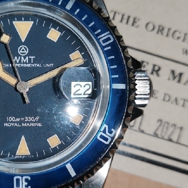 WMT Royal Marine Ocean Blue美品全付き | beltone.sg