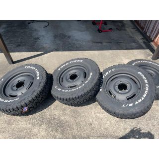 ブリヂストン(BRIDGESTONE)のTOYO OPEN COUNTRY RT 185/85R16 ホイールセット(タイヤ・ホイールセット)