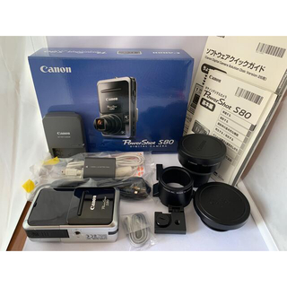 キヤノン(Canon)のCanon PowerShot S POWERSHOT S80 付属品多数(コンパクトデジタルカメラ)