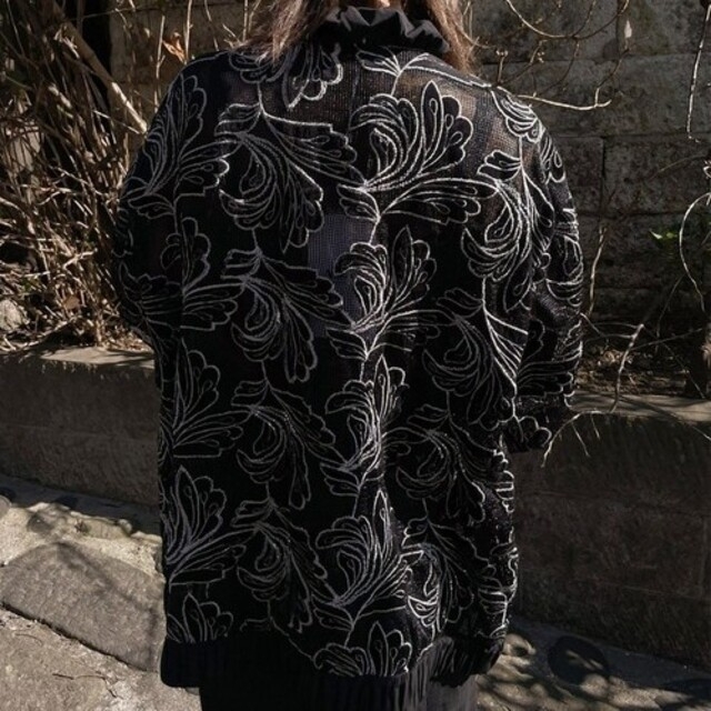 Ameri VINTAGE(アメリヴィンテージ)のAmeriVINTAGE 新作完売品 EVELYN LACE BLOUSON レディースのジャケット/アウター(ブルゾン)の商品写真