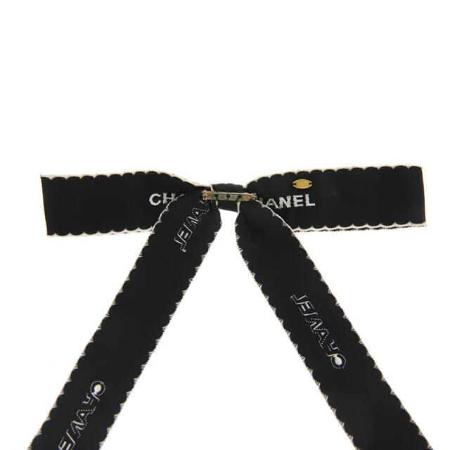 シャネル CHANEL リボン ロゴ ブローチ 8