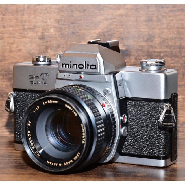 新品同様 完動品 ミノルタSRT SUPER × 50mm f1.7 フィルムカメラ 69 