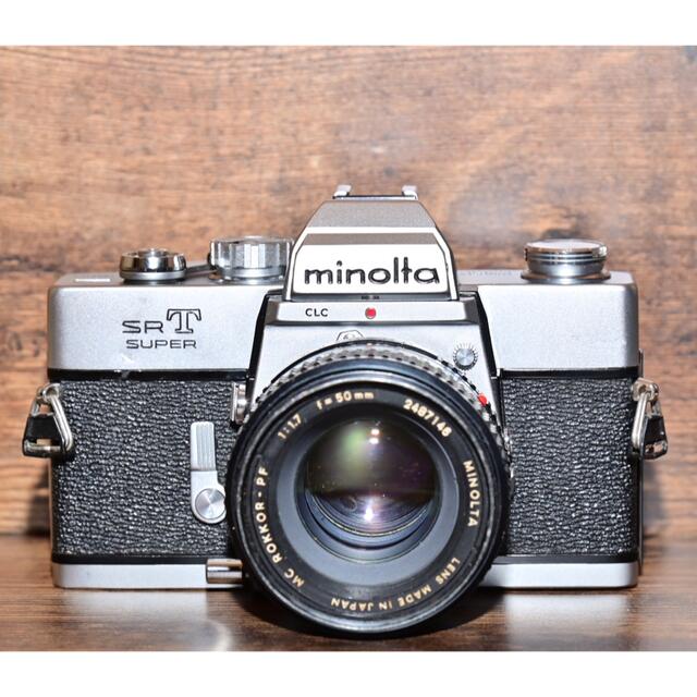 KONICA MINOLTA(コニカミノルタ)のフィルムカメラ　MINOLTA SRT SUPER 綺麗な完動品 スマホ/家電/カメラのカメラ(フィルムカメラ)の商品写真